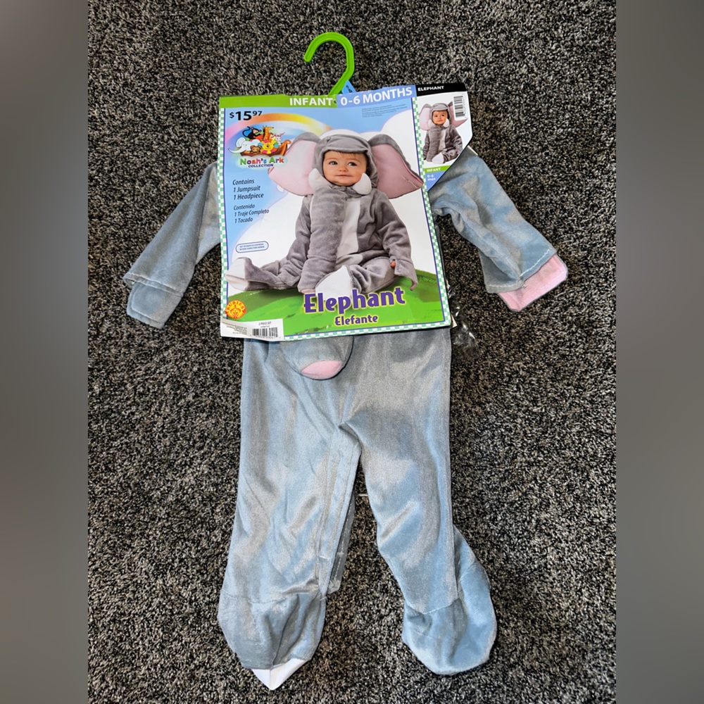 Infant Elephant Costume - Brand New